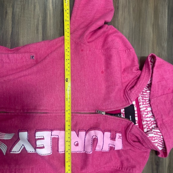 Hurley Fuchsia Y2K Zip-Up Jacket - Picture 4 of 4